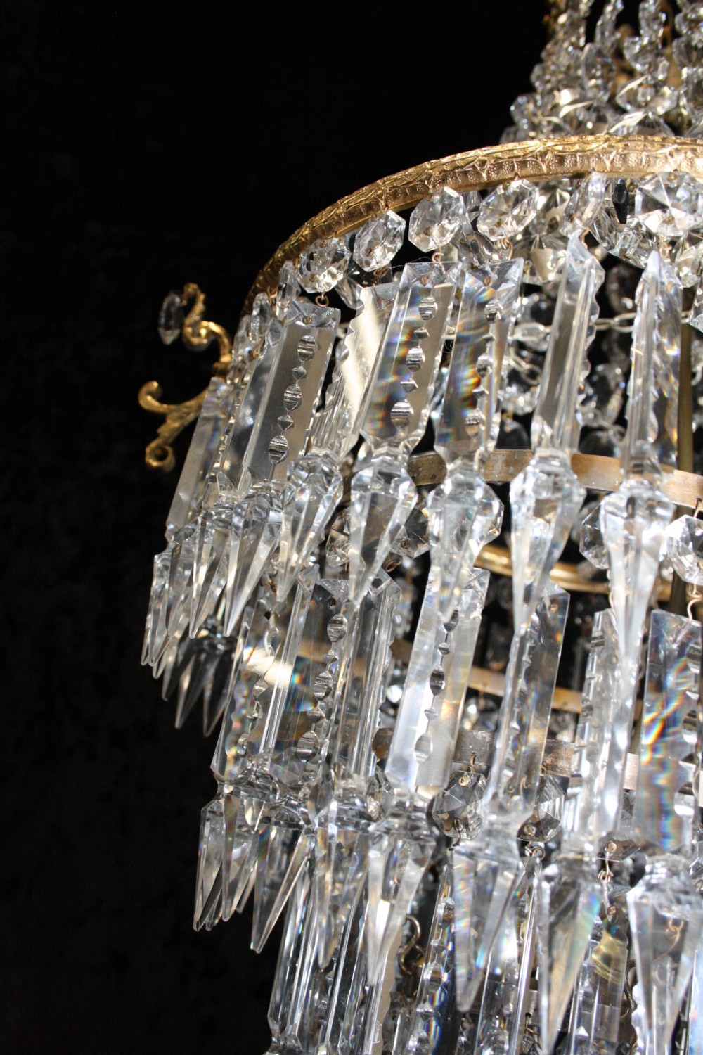Pair of early 20th century spike chandeliers View VIII
