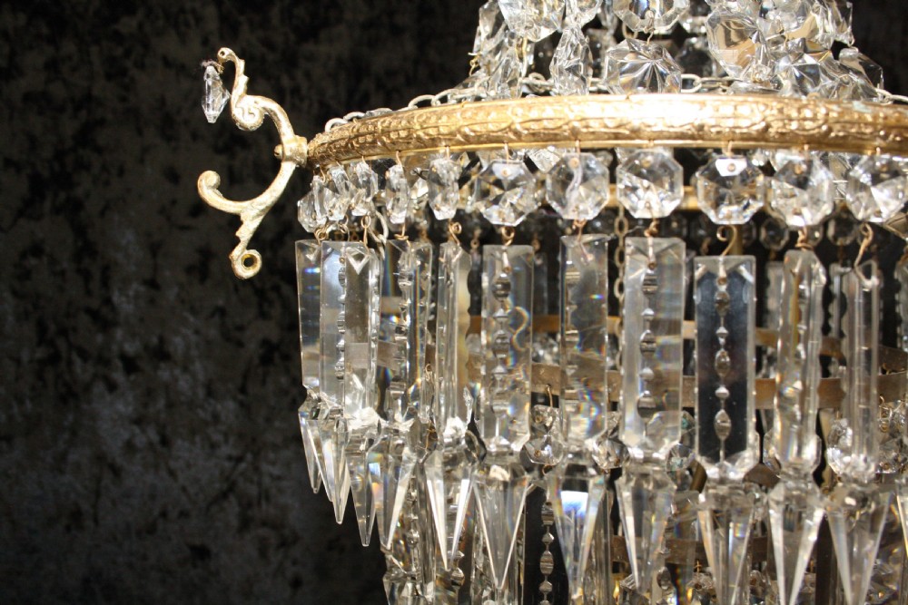Pair of early 20th century spike chandeliers View IX