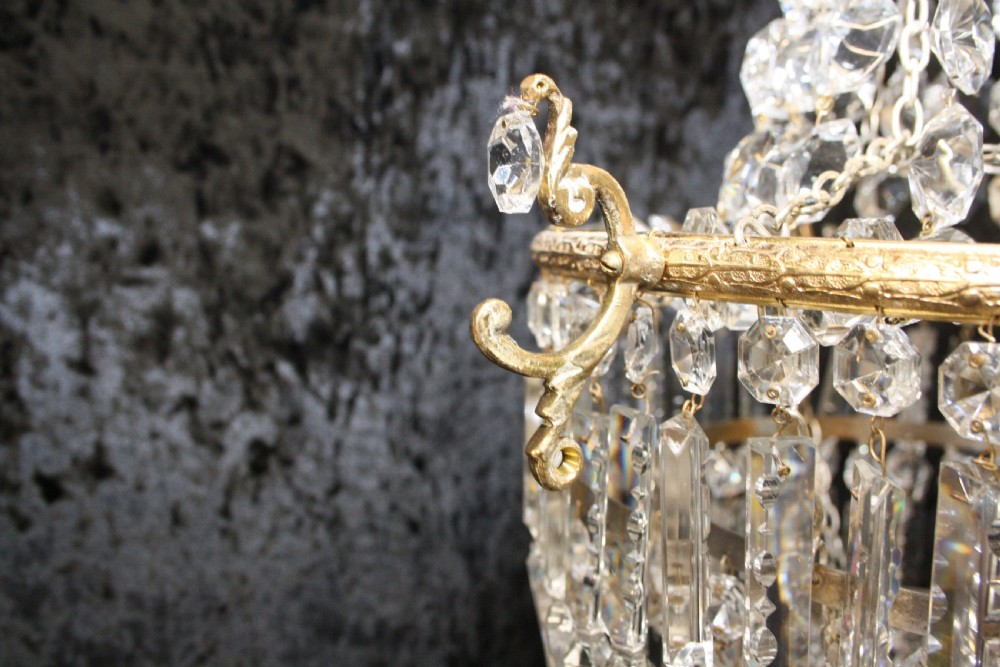 Pair of early 20th century spike chandeliers View X