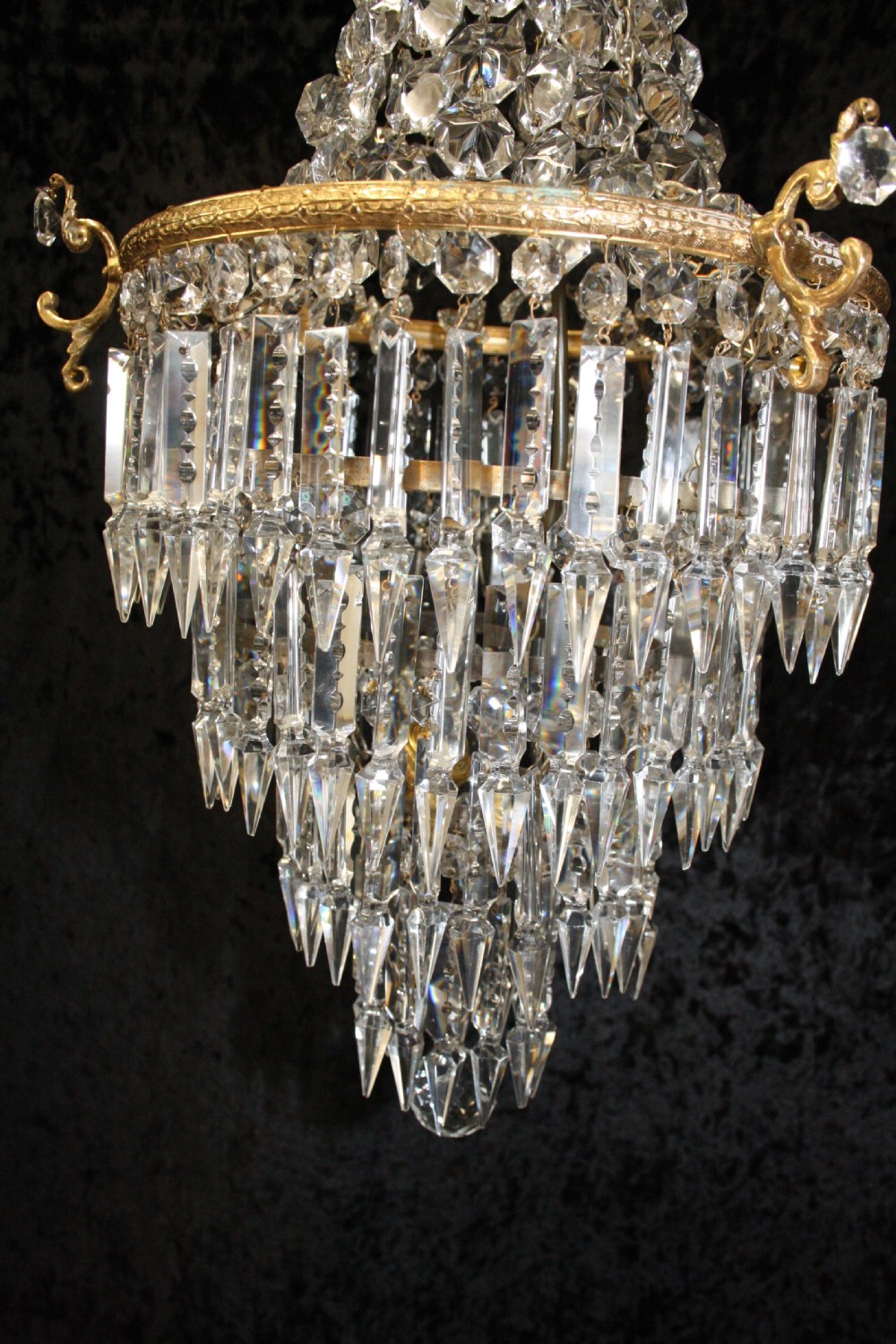 Pair of early 20th century spike chandeliers View XV