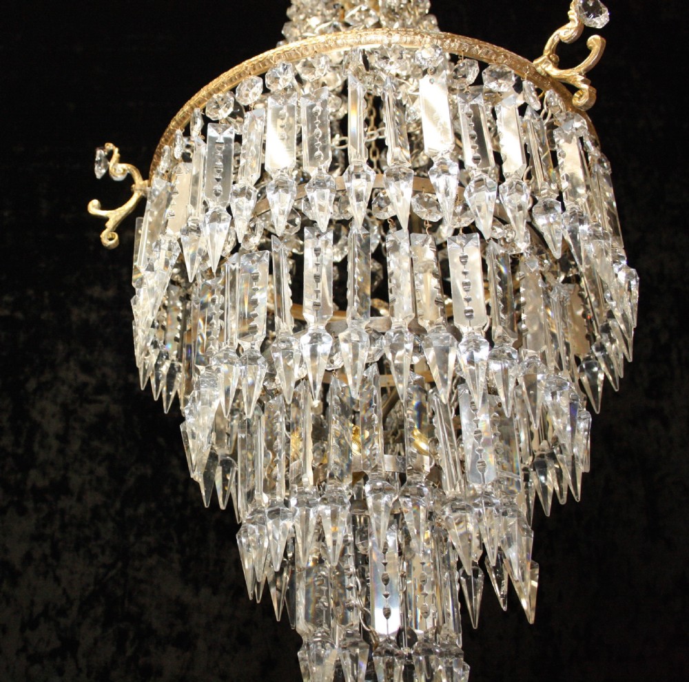 Pair of early 20th century spike chandeliers View XVI