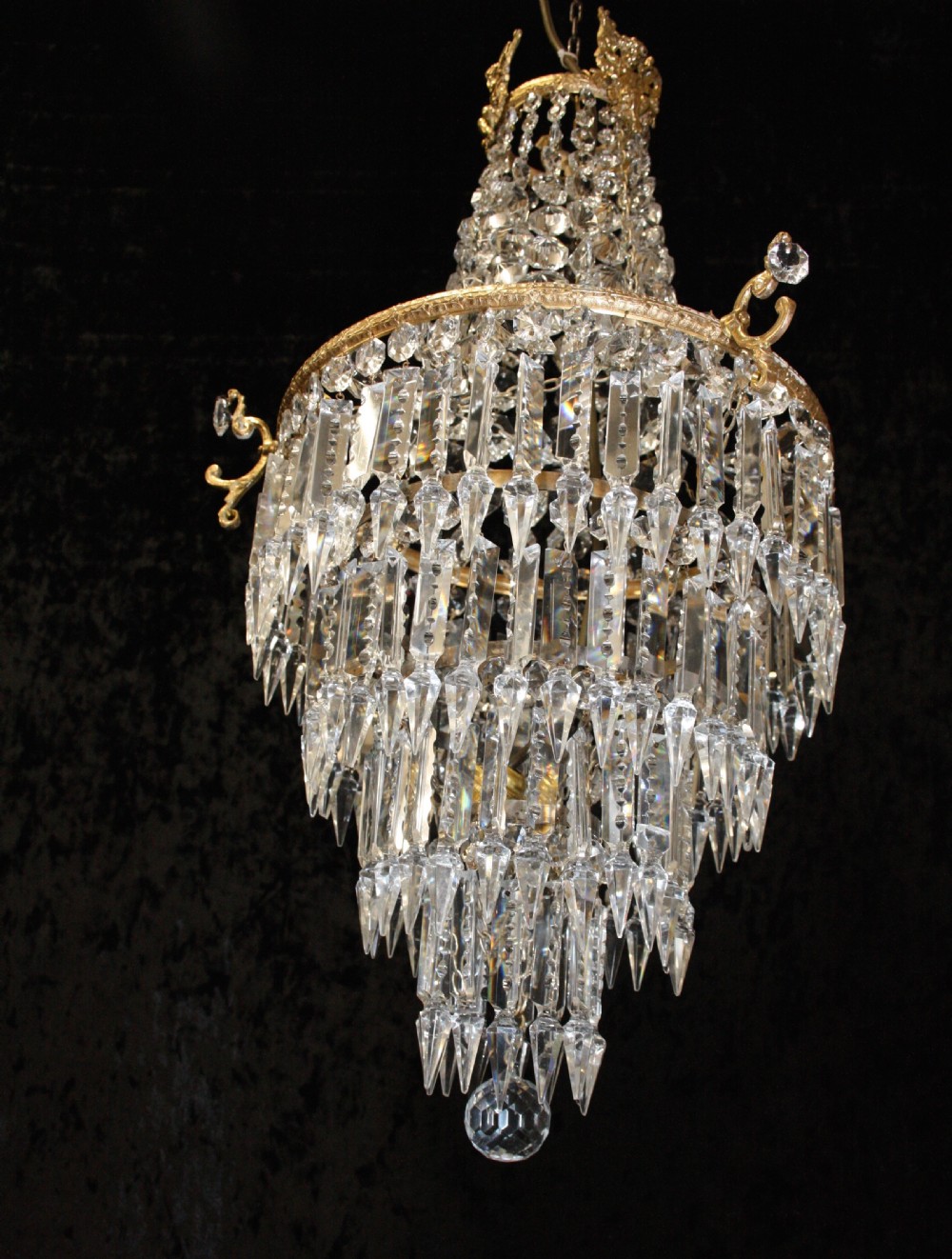 Pair of early 20th century spike chandeliers View XVII