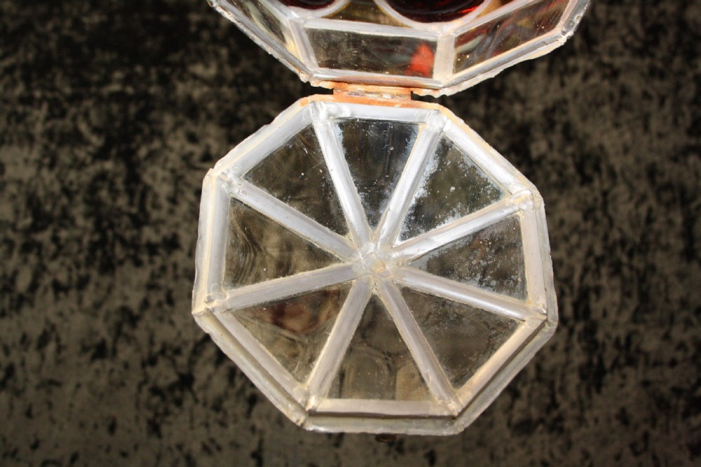 Edwardian leaded  porch light View VII