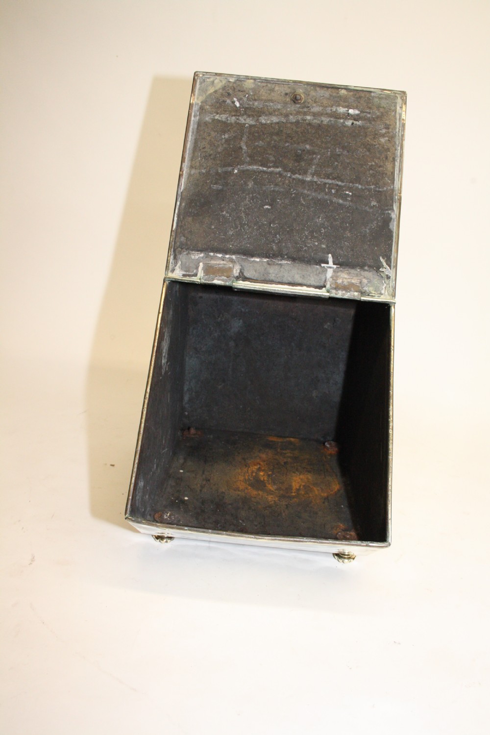 19th century brass Coal scuttle View IX