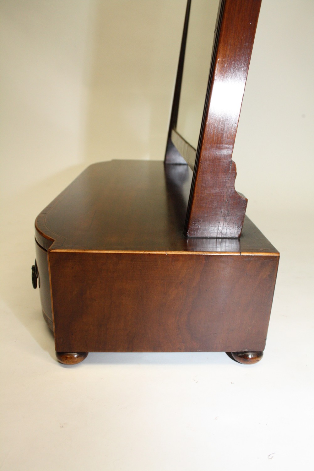 Shaped front mahogany dressing mirror C1830 View VII