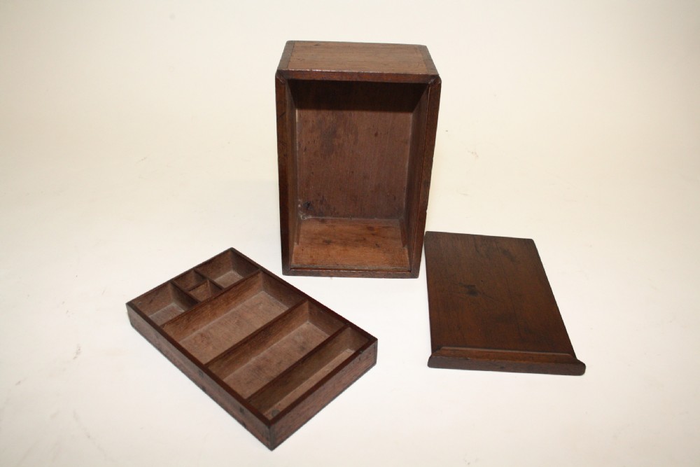 19th century box with sliding lid