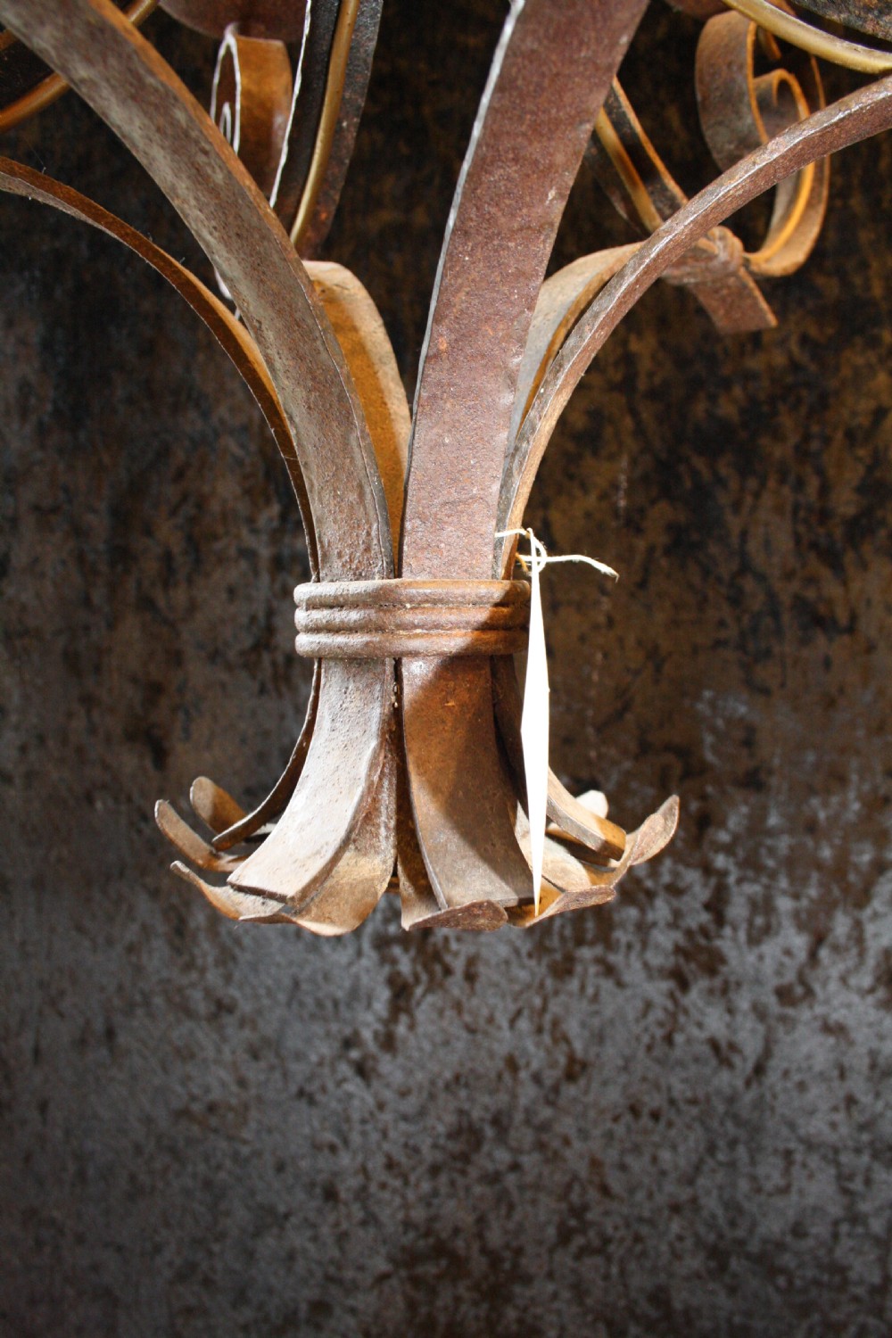 Rustic steel handmade chandelier View V