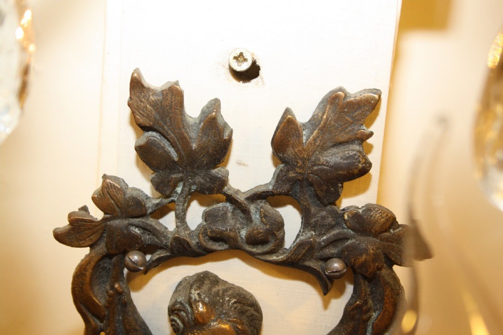 Pair of early 20th century french wall lights with cherubs View VIII