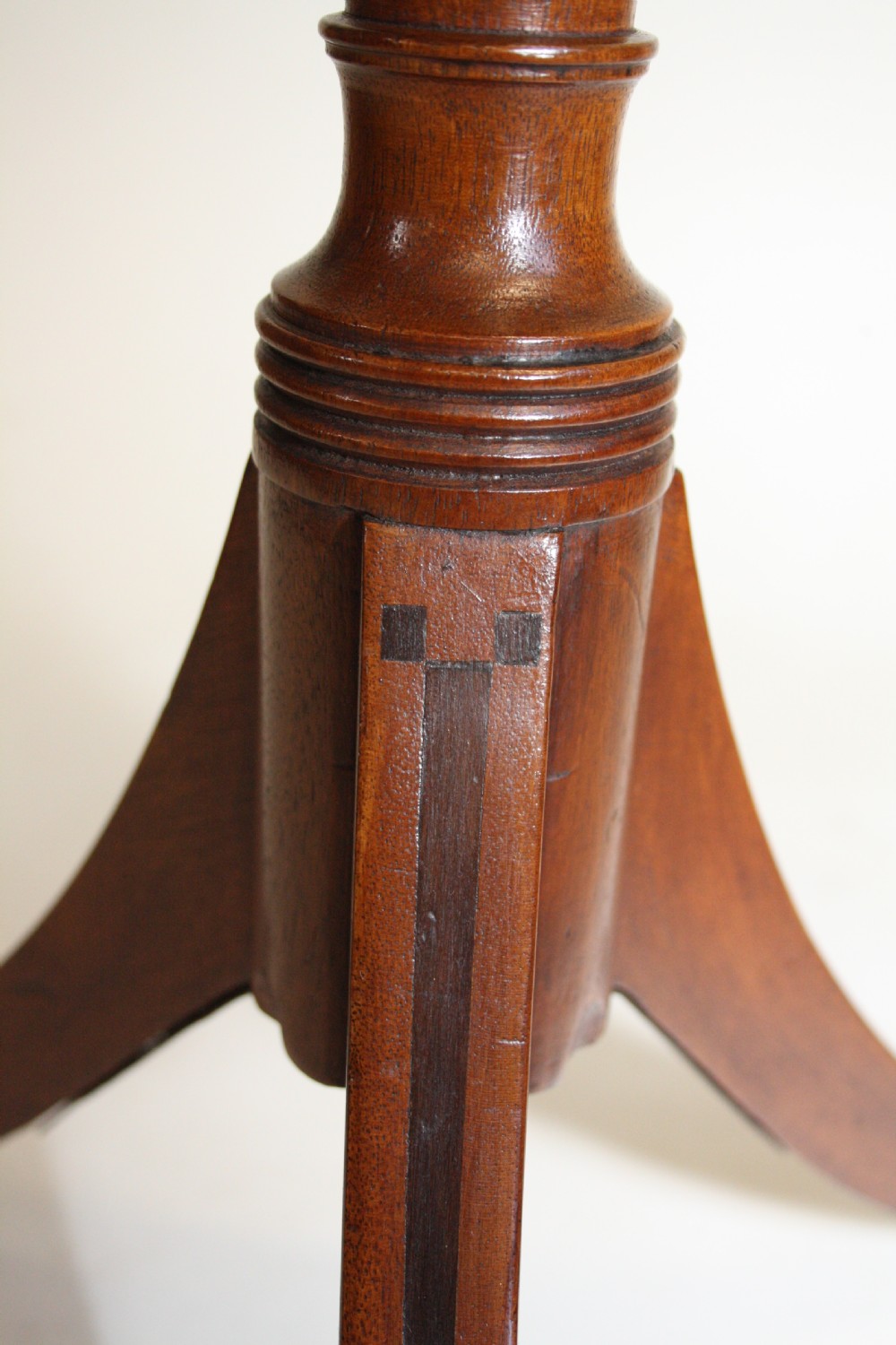 19th-century tripod table. View III