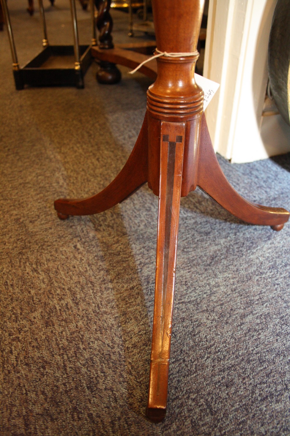 19th-century tripod table. View VIII