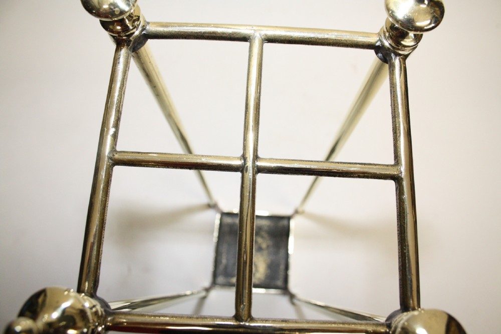 Early 20th century stick stand in brass. View VII