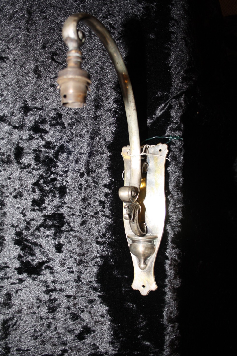 Pair of early 20th century silvered wall lights View V