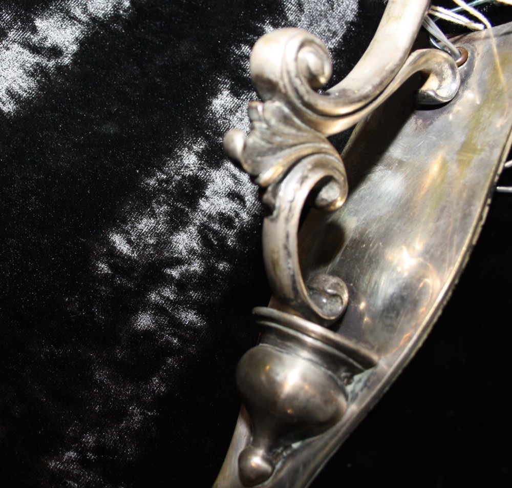 Pair of early 20th century silvered wall lights View VIII