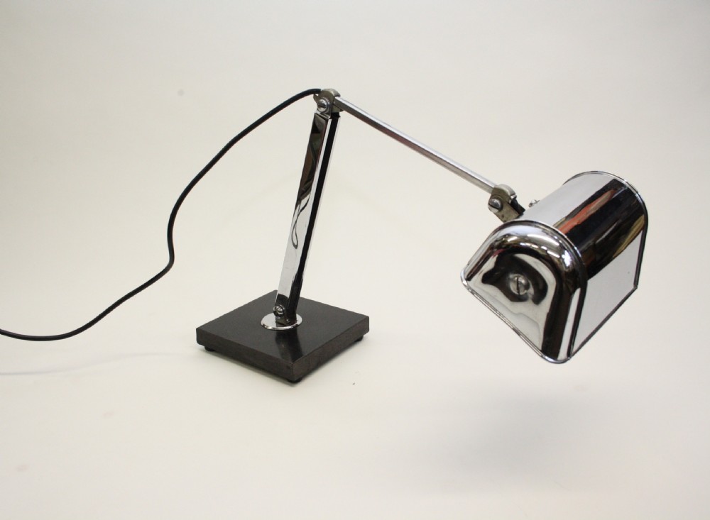 Early 20th century French anglepoise lamp View VIII