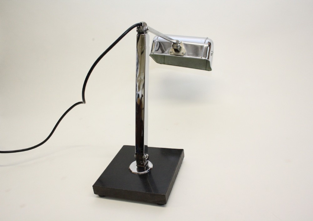 Early 20th century French anglepoise lamp View IX