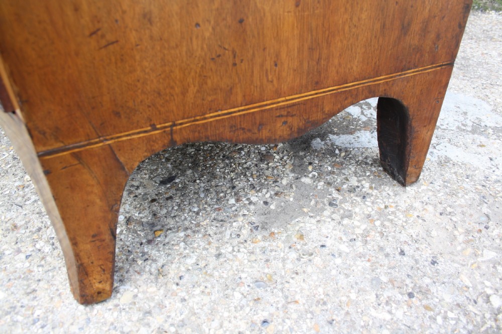 Regency bow front chest of drawers View IV