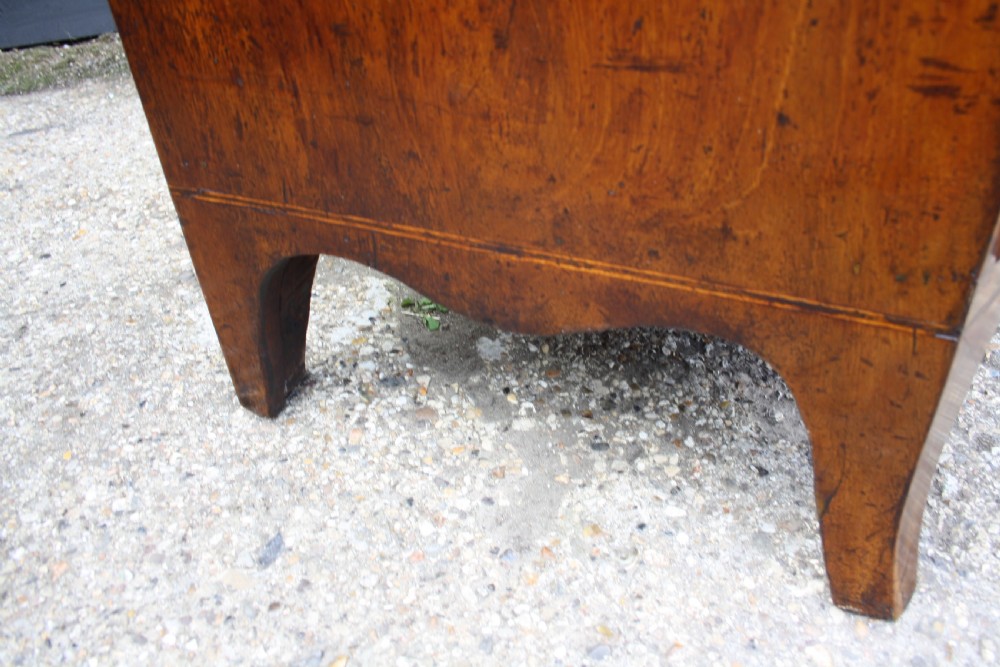 Regency bow front chest of drawers View VI