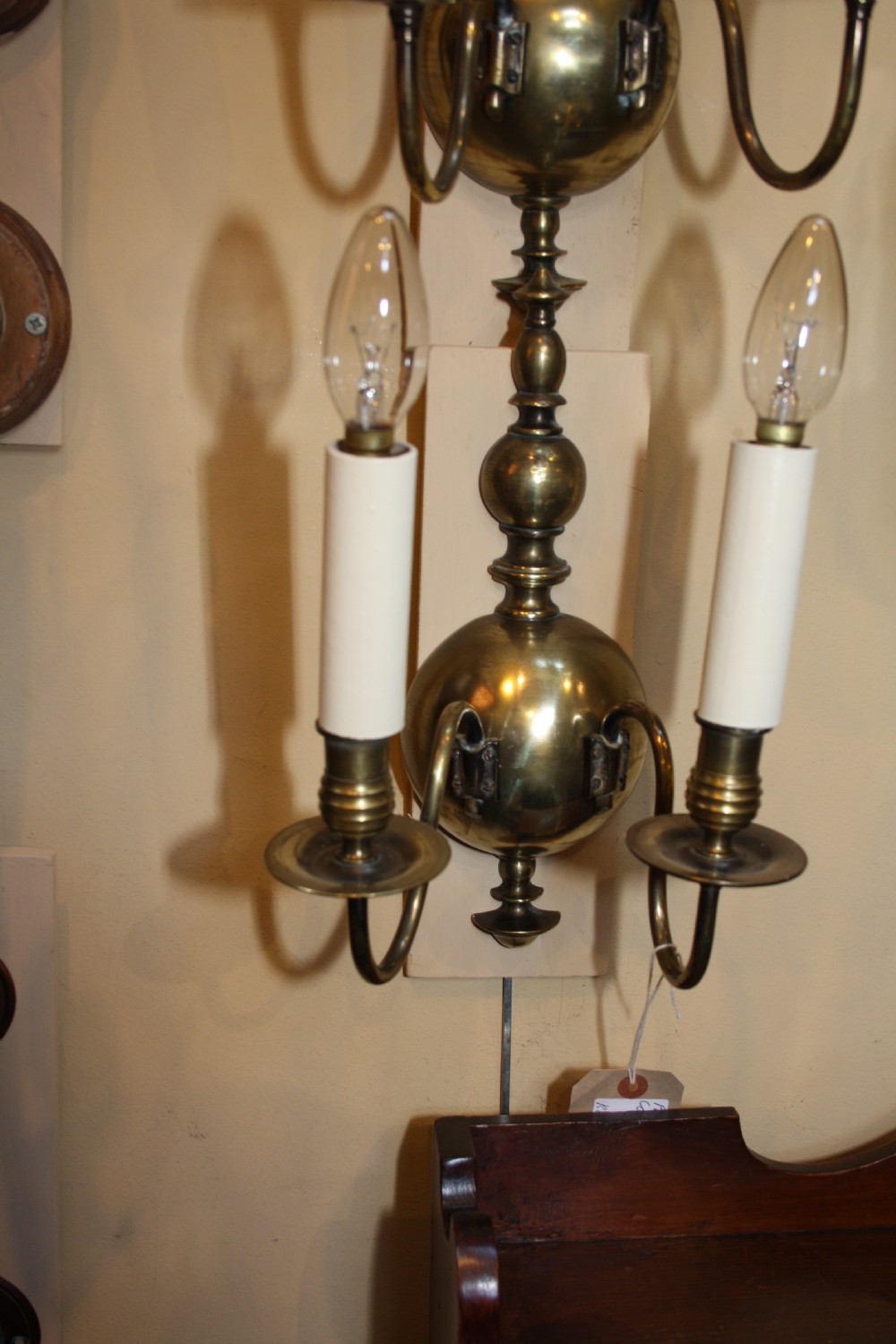 Late 19th century Pair of Dutch wall lights View III