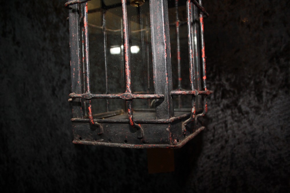 Late 19th-century lantern converted to electric  View VII