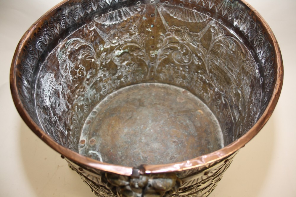 Brass and Copper log bin View XI