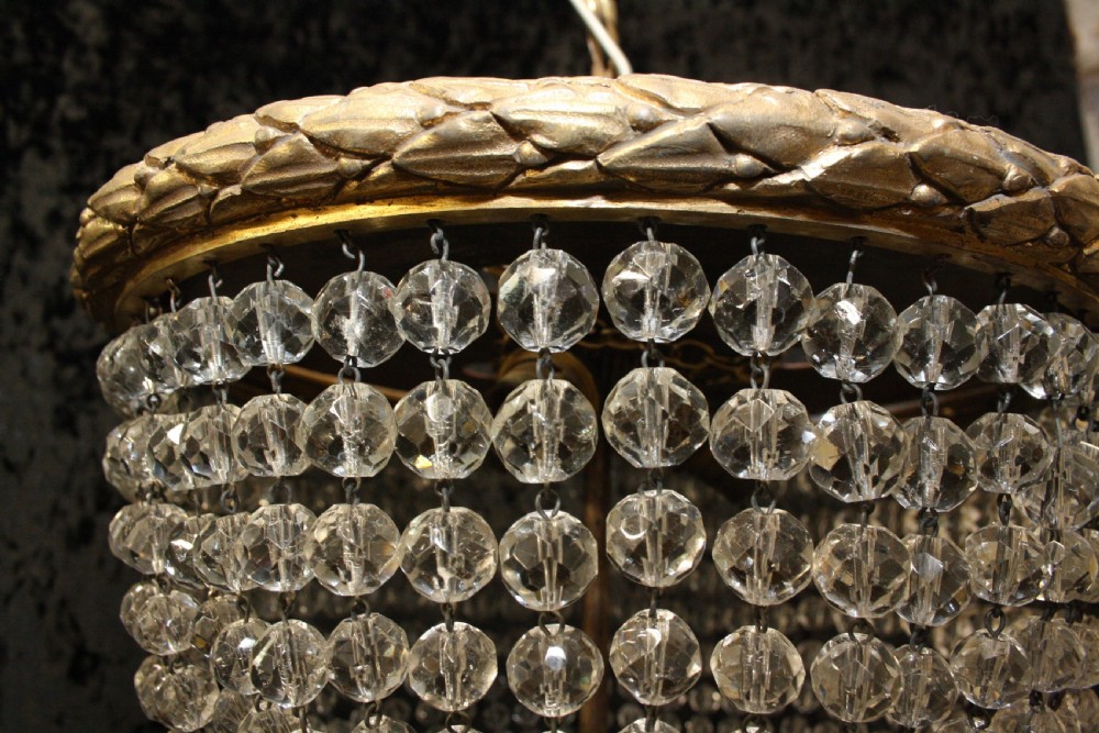 Early 20th century shallow chandelier View IX