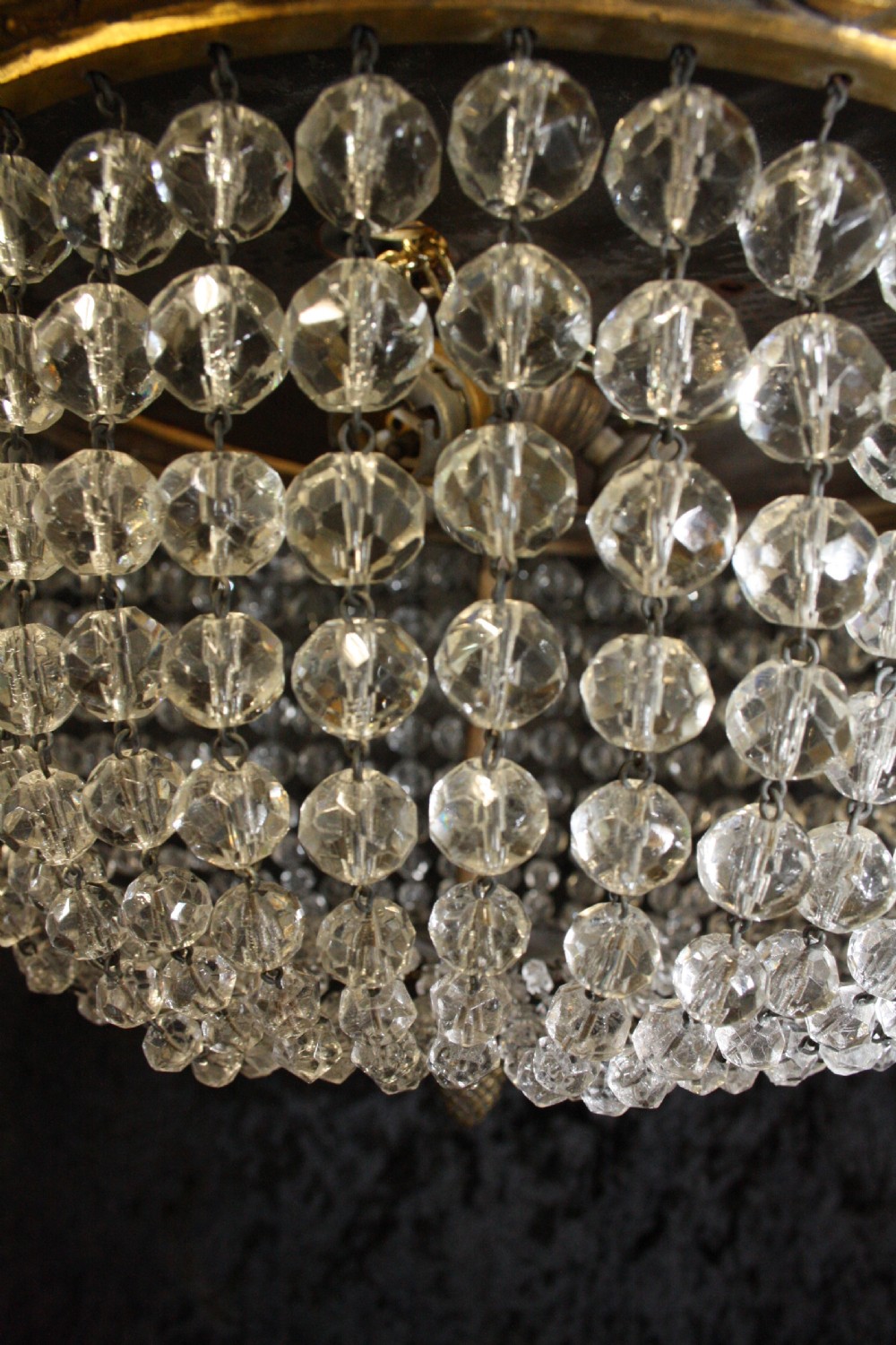 Early 20th century shallow chandelier View X