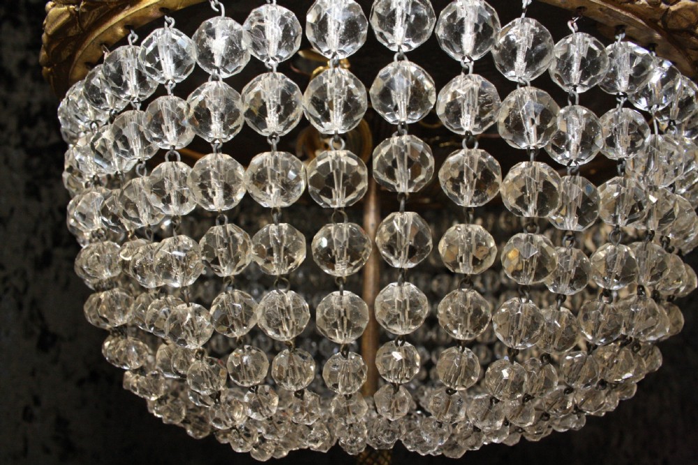 Early 20th century shallow chandelier View XI