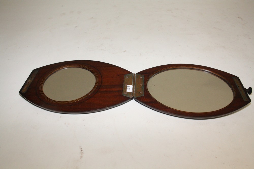 Victorian Vanity mirror in mahogany View IV