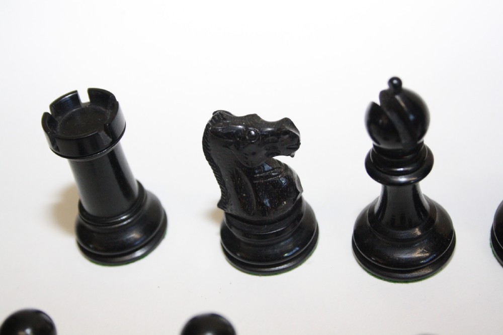 Early 20th century chess set View IV