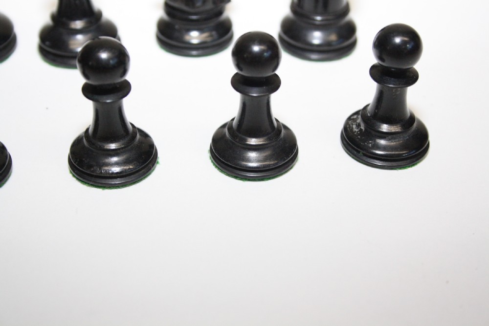 Early 20th century chess set View VI