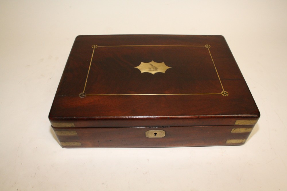 Early 19th century mahogany box