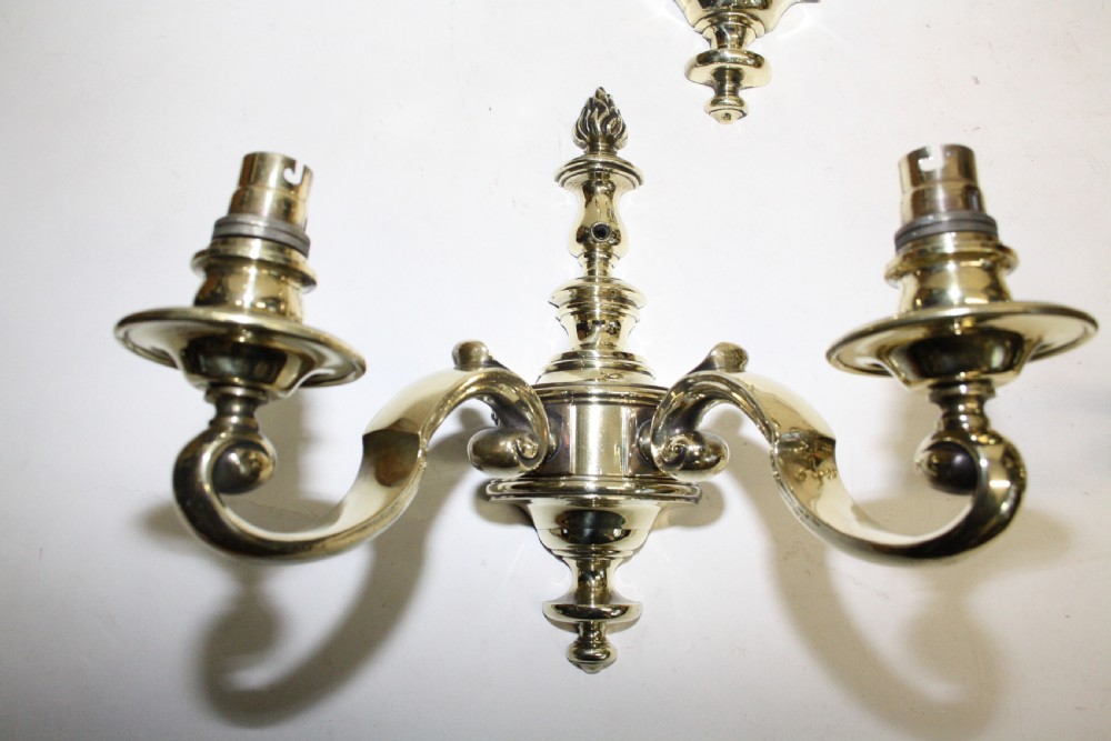Set of four early 20th century wall lights View III