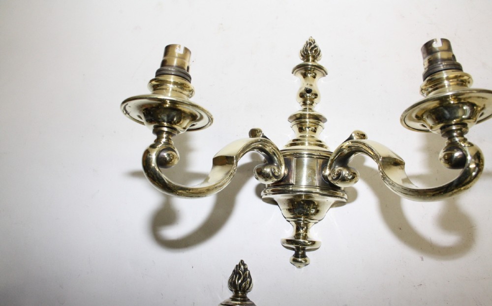 Set of four early 20th century wall lights View IV