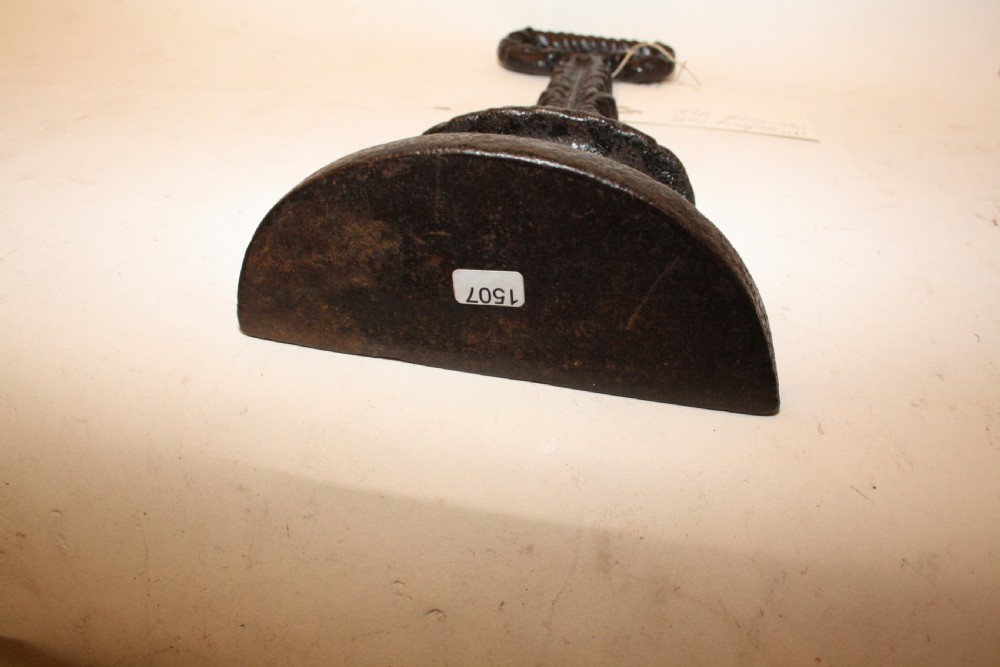 Victorian Cast iron doorstop View III