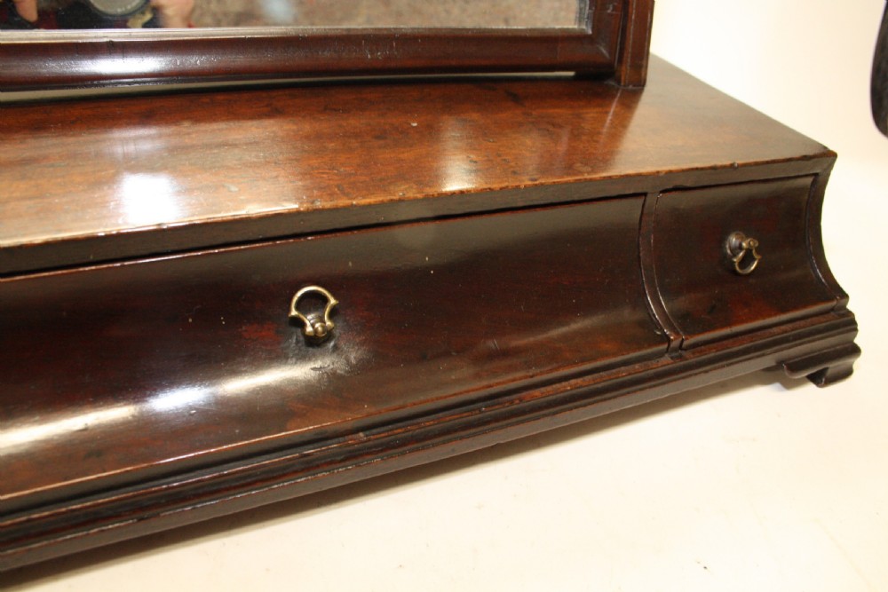 Early 19th century mahogany dressing mirror View III