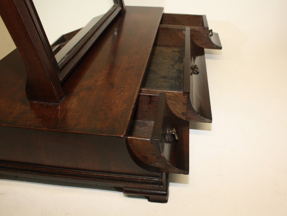 Early 19th century mahogany dressing mirror View VI