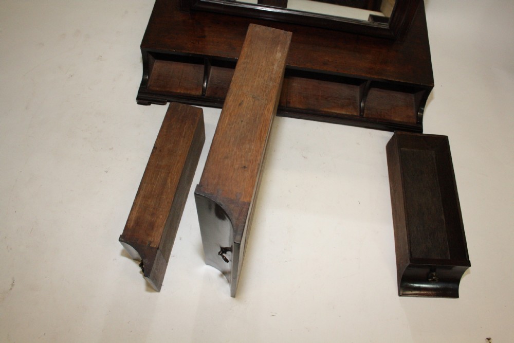 Early 19th century mahogany dressing mirror View IX