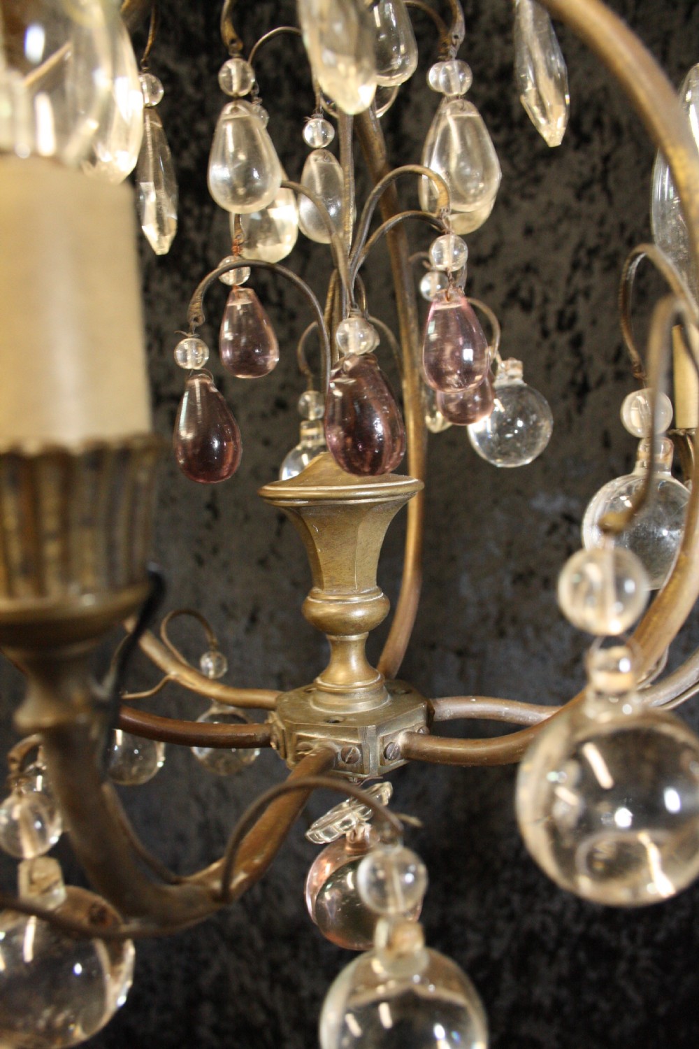 Circa 1880 French chandelier View VI