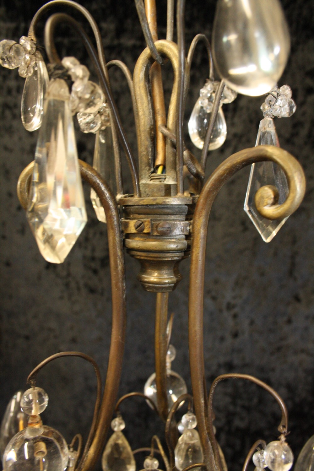 Circa 1880 French chandelier View IX