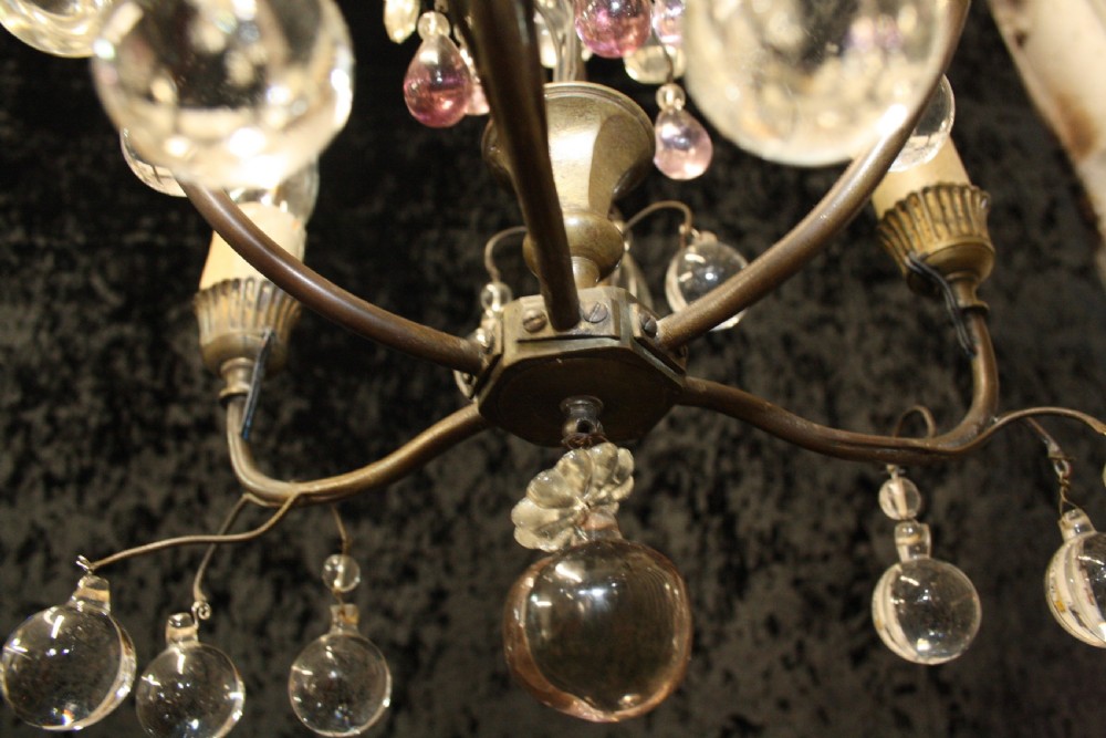 Circa 1880 French chandelier View X