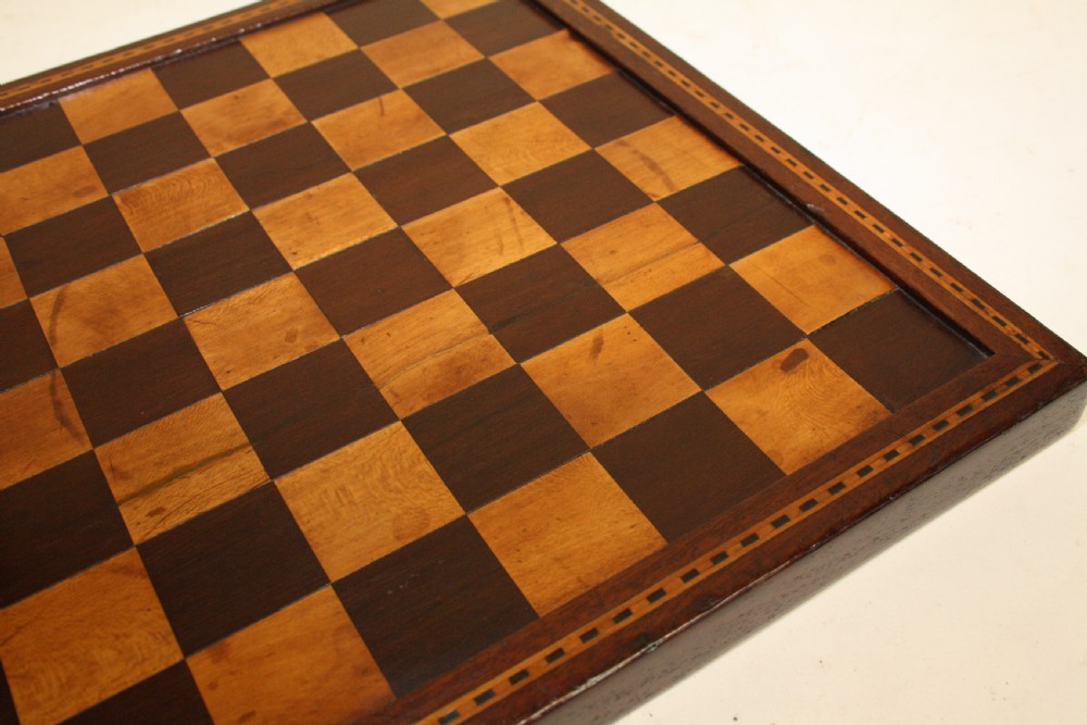 Circa 1850 small chessboard View IX