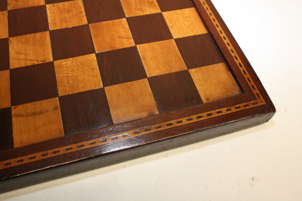 Circa 1850 small chessboard View XII
