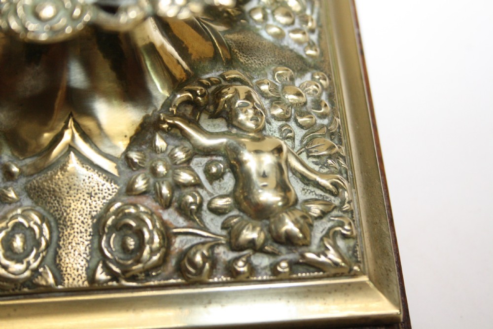 Early 20th century Pair of brass lamps View XII