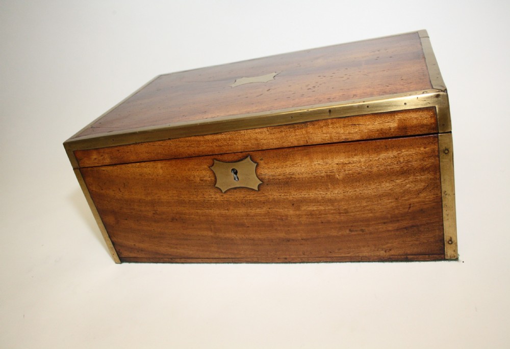 Early 19th century writing slope in teak View II