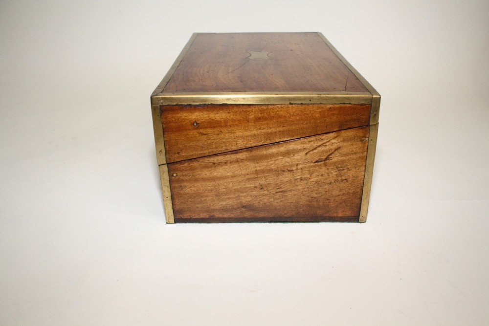 Early 19th century writing slope in teak View III