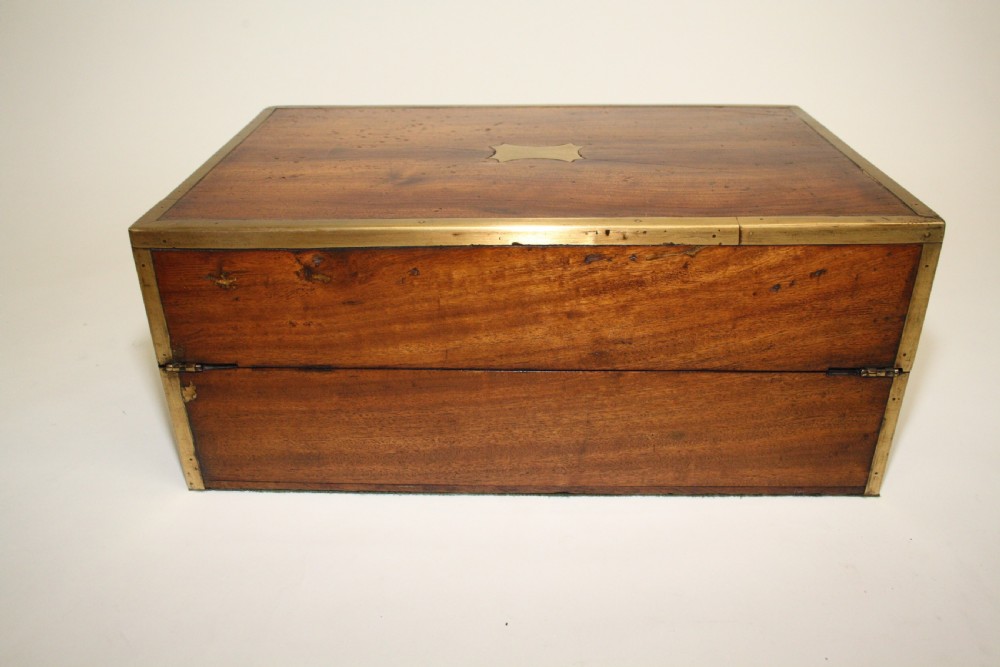 Early 19th century writing slope in teak View IV