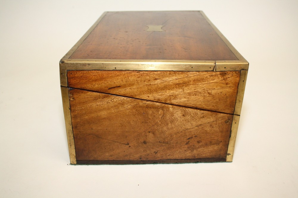 Early 19th century writing slope in teak View V