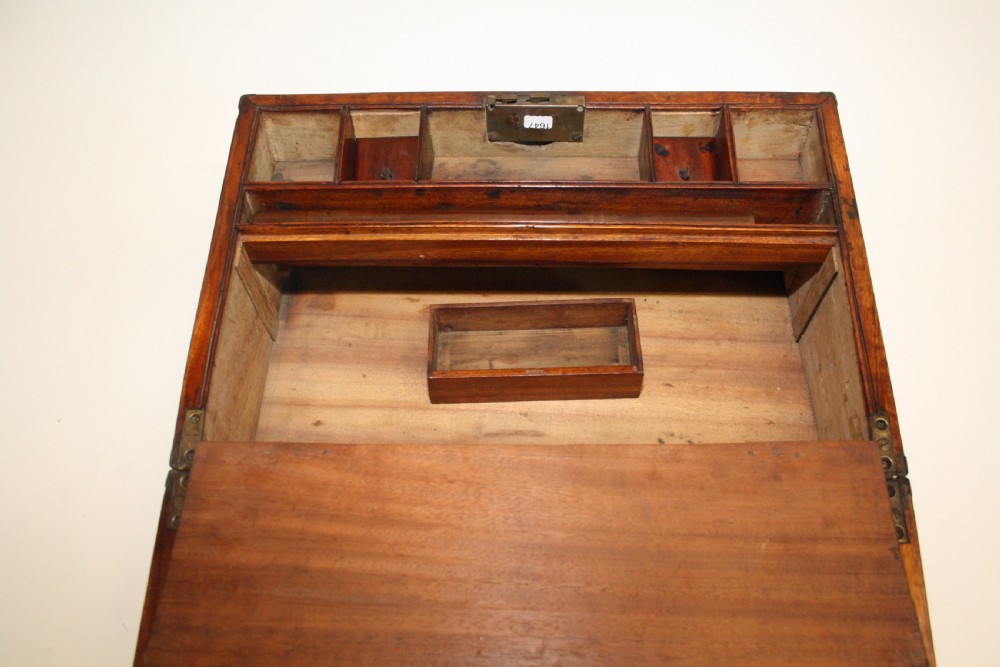 Early 19th century writing slope in teak View VIII
