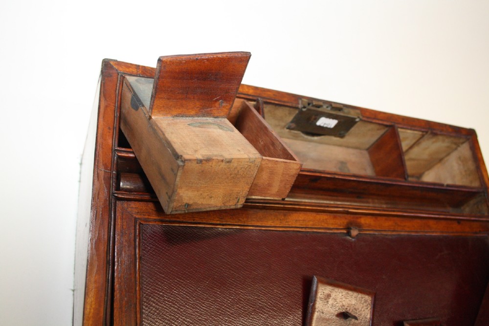 Early 19th century writing slope in teak View XI
