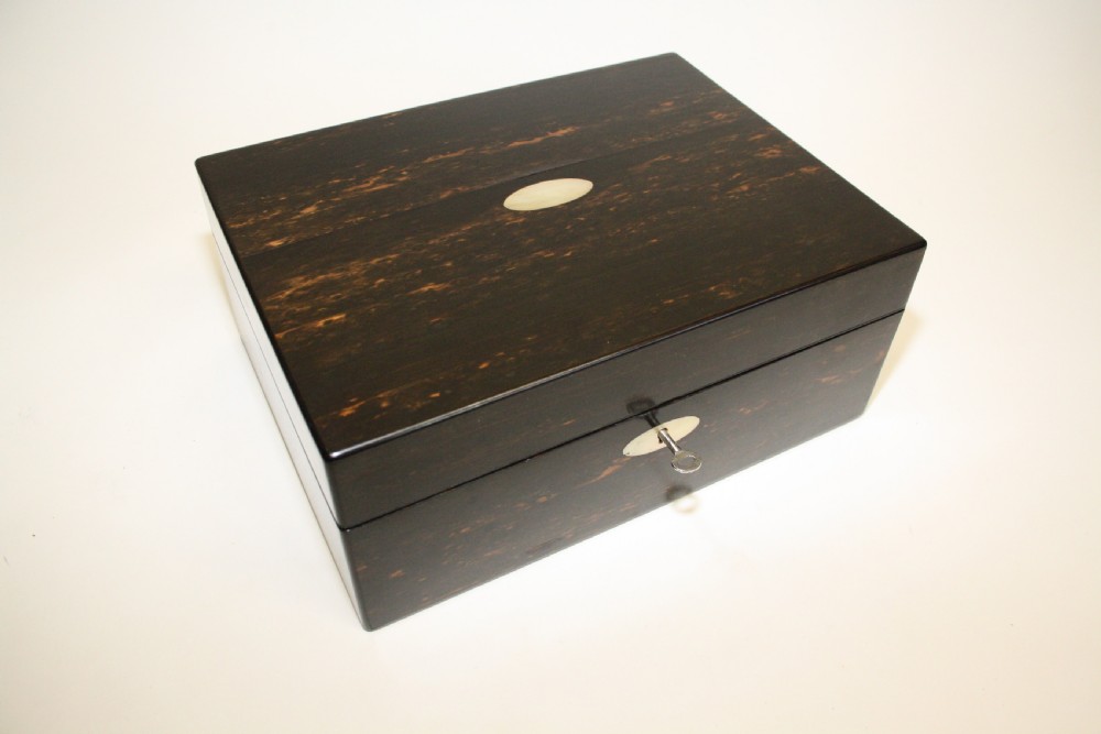 19th century Coromandel work box